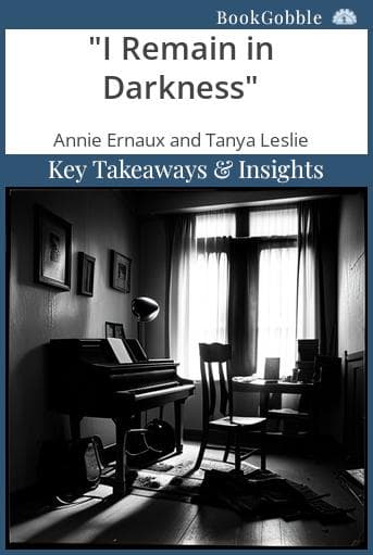 "I Remain in Darkness" cover